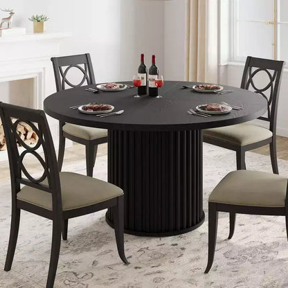 Table Basse Baril de Salon, Ensemble Table Basse Ronde BarilDesign Rond Élégant,