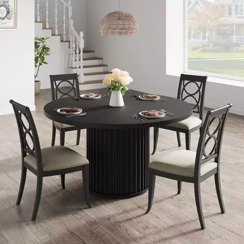 Table Basse Baril de Salon, Ensemble Table Basse Ronde BarilDesign Rond Élégant,