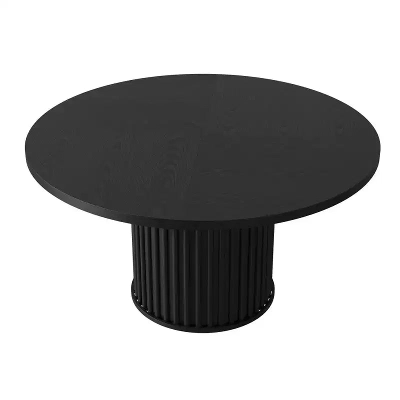 Living Room Barrel Table, Board Round Barrel Table SetStylish Round Design,