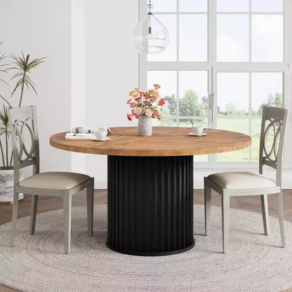 Table Basse Baril de Salon, Ensemble Table Basse Ronde BarilDesign Rond Élégant,