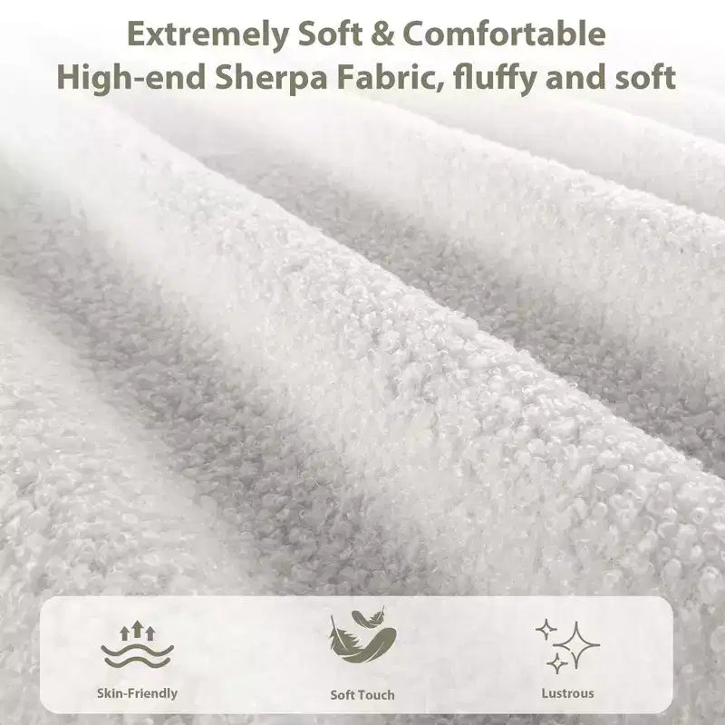 COZONY Cadre de lit plateforme rembourré en velours, design à profil bas avec coins arrondis et support à lattes en bois