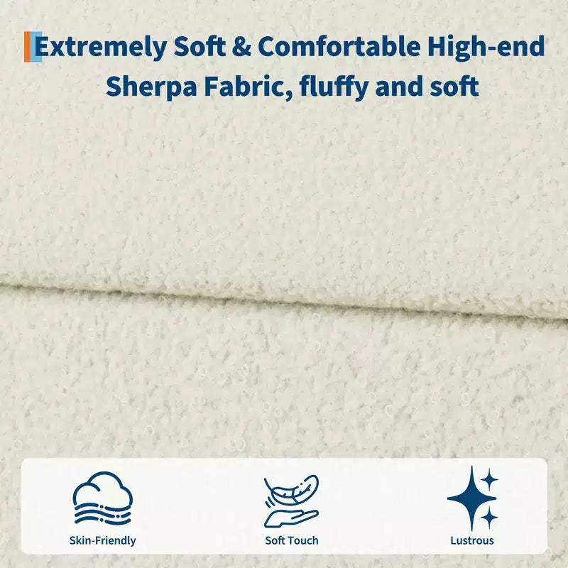 COZONY Cadre de lit plateforme rembourré en velours, design à profil bas avec coins arrondis et support à lattes en bois
