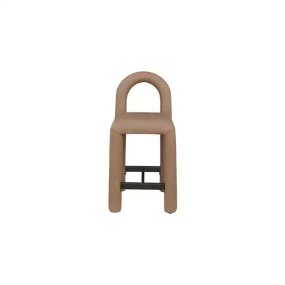 Meridian Furniture, Tabouret Amari en cuir végétalien
