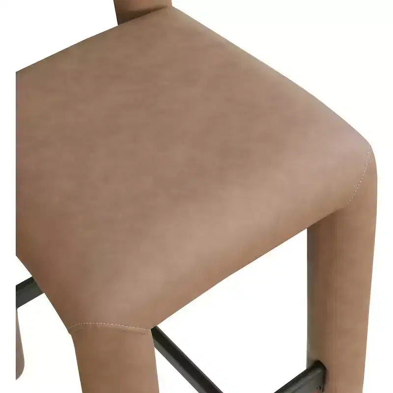 Meridian Furniture, Tabouret Amari en cuir végétalien