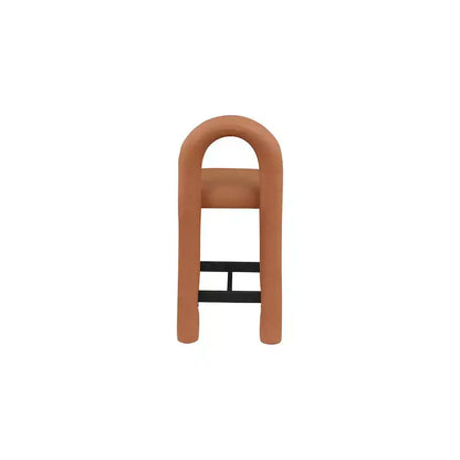 Meridian Furniture, Tabouret Amari en cuir végétalien
