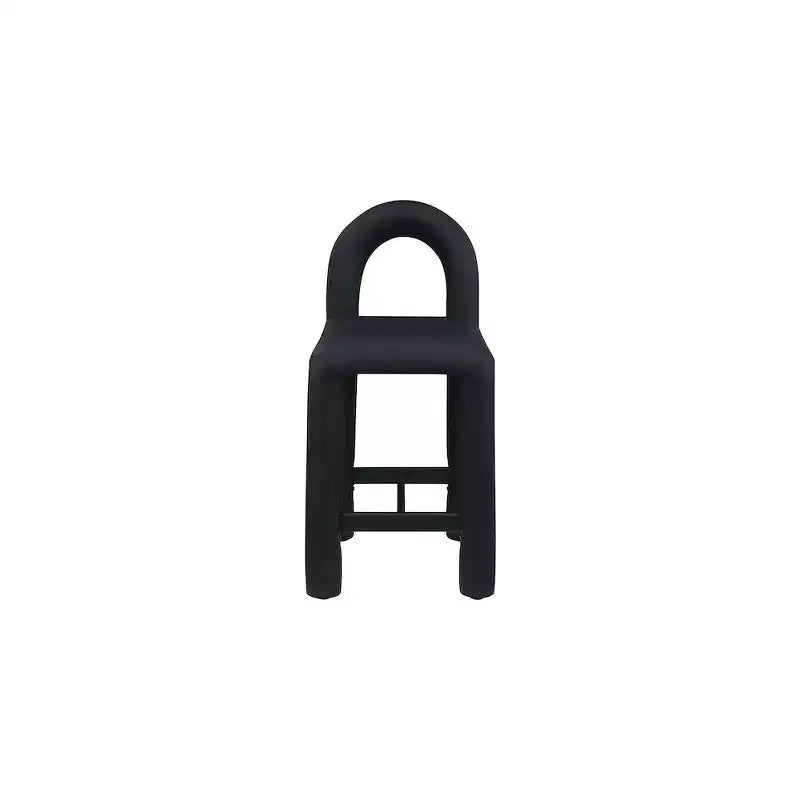 Meridian Furniture, Tabouret Amari en cuir végétalien