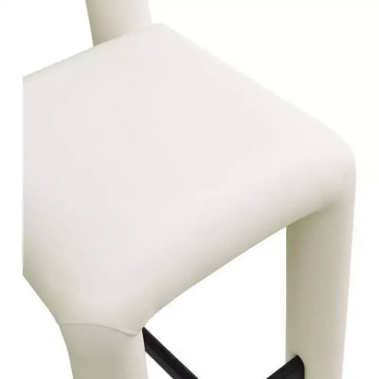 Meridian Furniture, Tabouret Amari en cuir végétalien