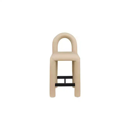 Meridian Furniture, Tabouret Amari en cuir végétalien