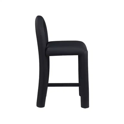 Meridian Furniture, Tabouret Amari en cuir végétalien