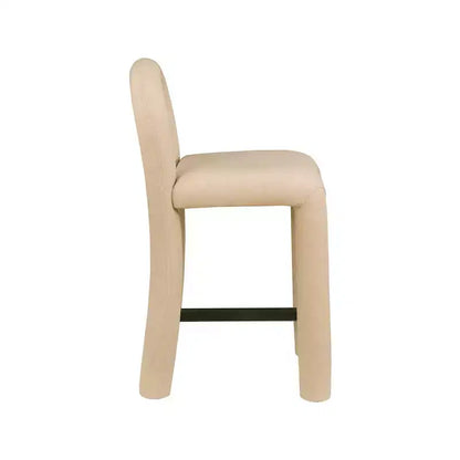 Meridian Furniture, Tabouret Amari en cuir végétalien