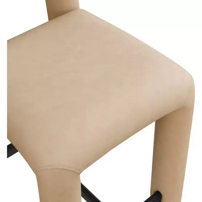Meridian Furniture, Tabouret Amari en cuir végétalien