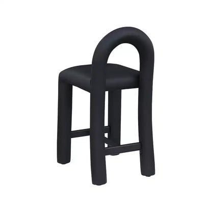 Meridian Furniture, Tabouret Amari en cuir végétalien