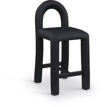 Meridian Furniture,Amari Vegan Leather Stool