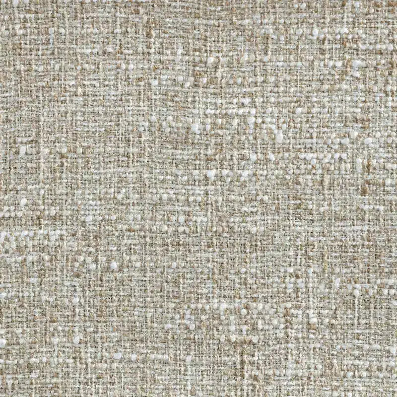 Tabouret de comptoir rembourré en tissu texturé lin beige Sacha de Meridian Furniture