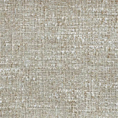 Tabouret de comptoir rembourré en tissu texturé lin beige Sacha de Meridian Furniture