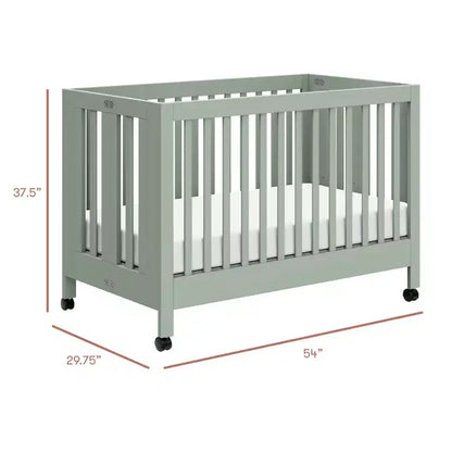 Lit de bébé pliant portable Babyletto Maki avec kit de conversion pour lit de tout-petit