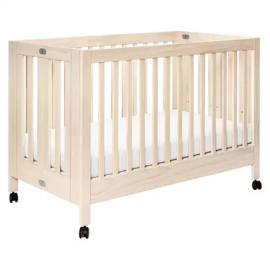 Babyletto Maki Portable Folding Crib with Toddler Bed Conversion Kit