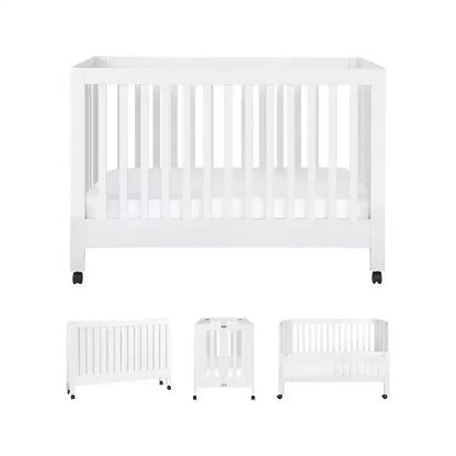Lit de bébé pliant portable Babyletto Maki avec kit de conversion pour lit de tout-petit