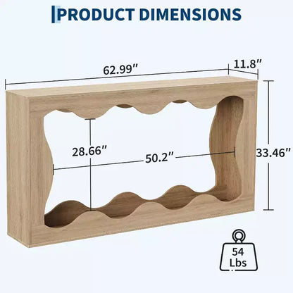 Console de ferme, table d'entrée étroite de 160 cm avec étagère de rangement à 2 niveaux, table d'appoint en bois pour canapé, table d'appoint pour salon