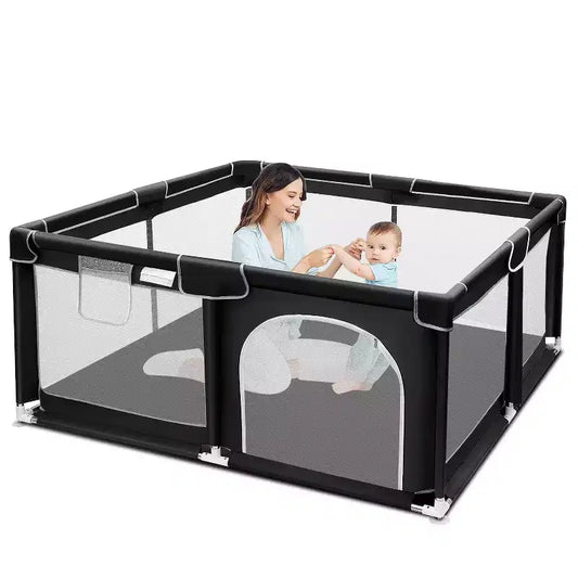 Suposeu Baby Playpen,Large Indoor and Outdoor Play Yards,360 Visibility,For Toddler