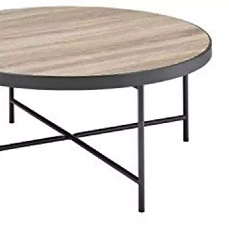 Table basse Royal Hampton, chêne vieilli marron
