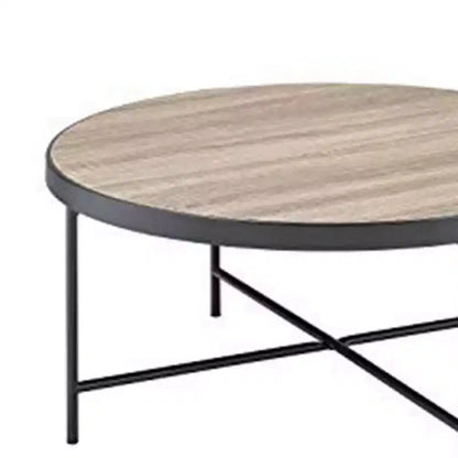 Table basse Royal Hampton, chêne vieilli marron
