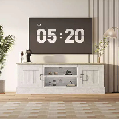 Meuble TV de ferme de 61 pouces pour téléviseurs jusqu'à 65 pouces