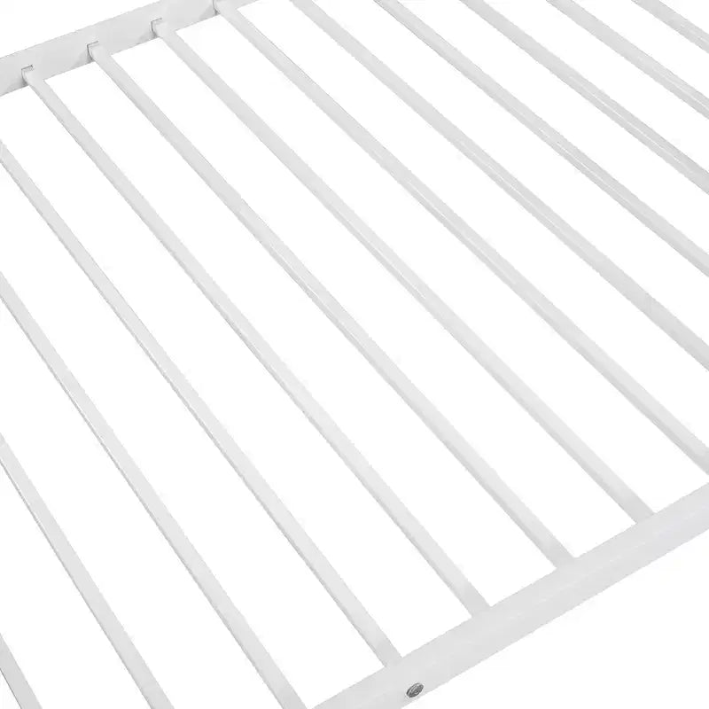 Lit superposé Luxystar jumeau sur jumeau, cadre métallique avec barrières de sécurité, séparable en deux lits individuels pour petite chambre