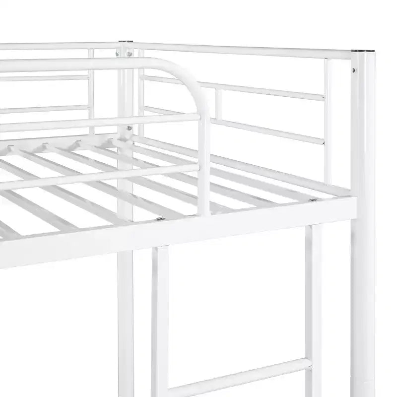 Lit superposé Luxystar jumeau sur jumeau, cadre métallique avec barrières de sécurité, séparable en deux lits individuels pour petite chambre