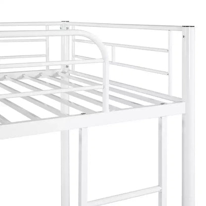 Lit superposé Luxystar jumeau sur jumeau, cadre métallique avec barrières de sécurité, séparable en deux lits individuels pour petite chambre