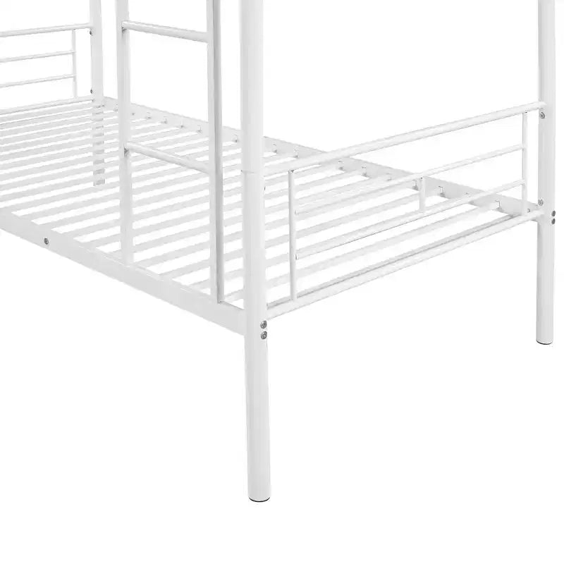 Lit superposé Luxystar jumeau sur jumeau, cadre métallique avec barrières de sécurité, séparable en deux lits individuels pour petite chambre