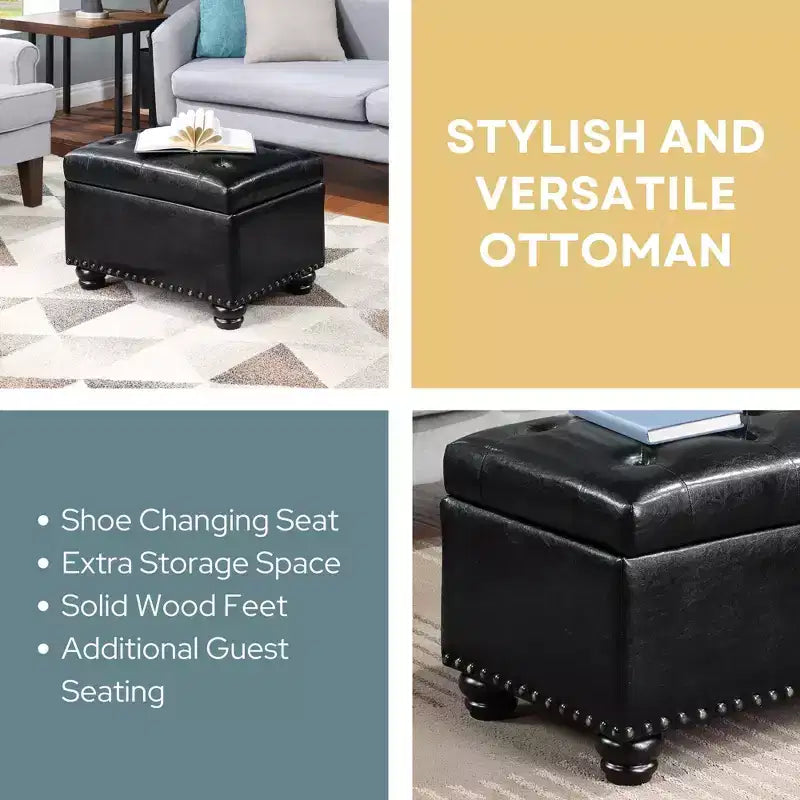 HomeStock Confort 5e Avenue Pouf de rangement