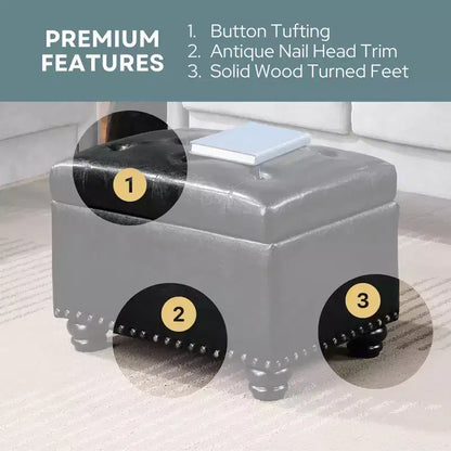 HomeStock Confort 5e Avenue Pouf de rangement