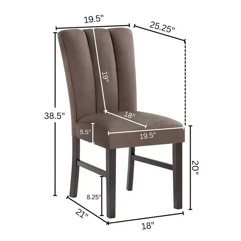 Ensemble de salle à manger moderne 5 pièces Roundhill Furniture Cavira, table à manger en faux marbre avec quatre chaises rembourrées