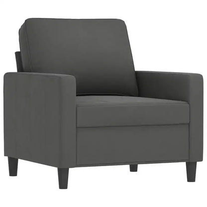 vidaXL Ensemble canapé avec coussins Canapé fauteuil pour salon 3 pièces Velours