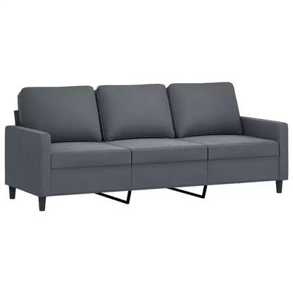 vidaXL Ensemble canapé avec coussins Canapé fauteuil pour salon 3 pièces Velours