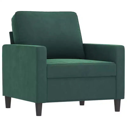 vidaXL Ensemble canapé avec coussins Canapé fauteuil pour salon 3 pièces Velours