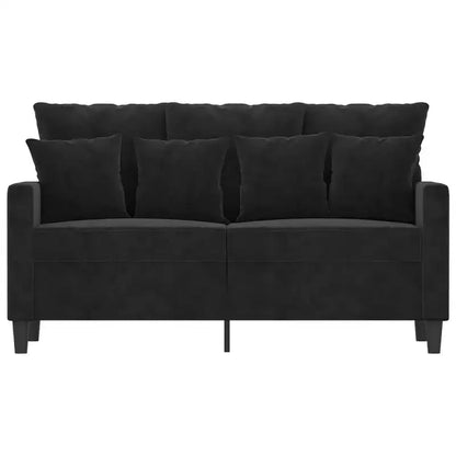 vidaXL Canapé 2 places gris foncé 47,2 Velours