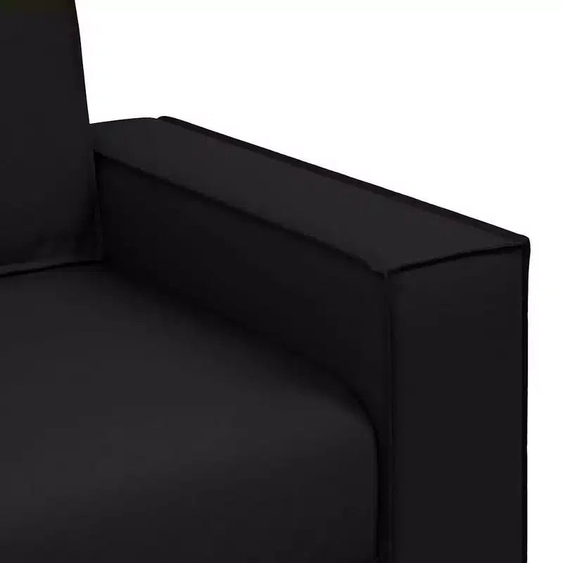 vidaXL Fauteuil Noir 160 x 78 x 84 cm Similicuir