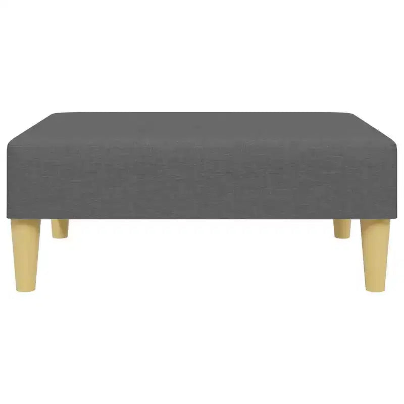 vidaXL Canapé-lit 2 places avec oreillers et pouf, mobilier en tissu