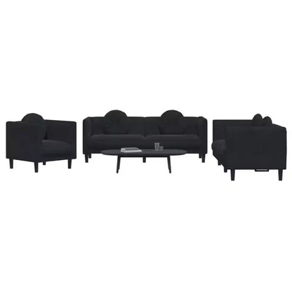vidaXL Ensemble de canapés avec oreillers, canapé rembourré d'appoint, velours, pour salon