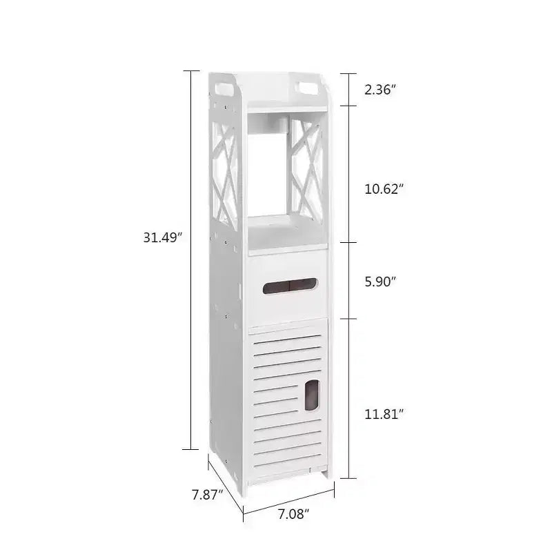 Meuble de rangement de salle de bain étanche Karl Home avec tiroir