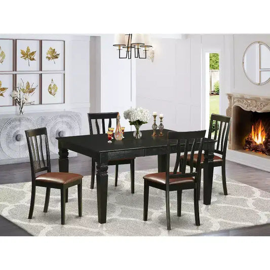 Ensemble Table de Salle à Manger avec Chaises - Ensemble de 7 Pièces pour Cuisine