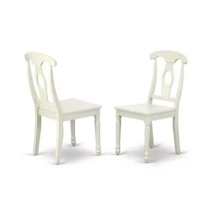 Ensemble de salle à manger côtier 5 pièces table carrée et chaises - 36 pouces - Style artisanal