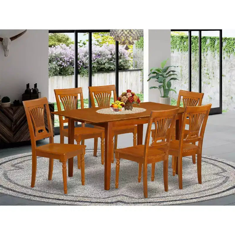Ensemble table de cuisine rustique 5 pièces - Table de salle à manger avec chaises - Idéal pour les petits espaces