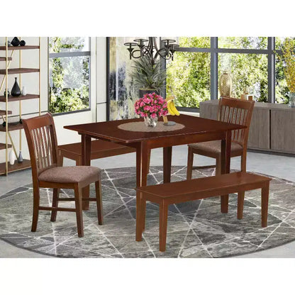 Petit ensemble de salle à manger - Table de cuisine avec chaises et banc - Meubles Island Interiors