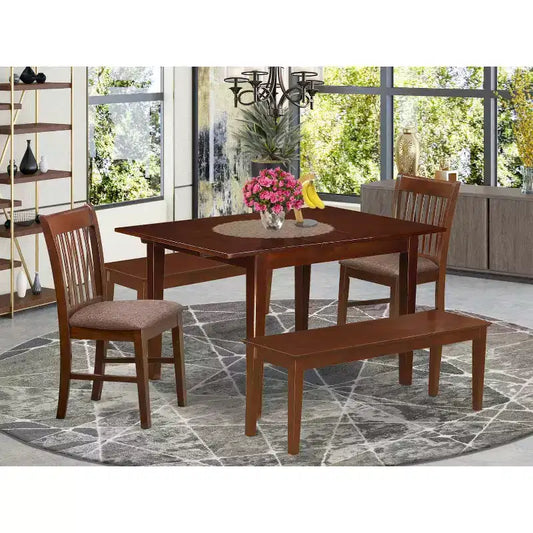 Petit ensemble de salle à manger - Table de cuisine avec chaises et banc - Meubles Island Interiors