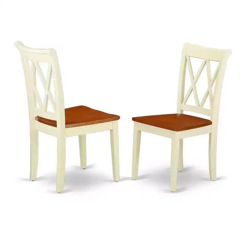 Ensemble de salle à manger victorien 5 pièces Table rectangulaire et 4 chaises - Extensible 152/198 cm