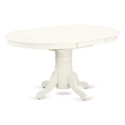 Ensemble de salle à manger 7 pièces Table ovale avec rallonge et 6 chaises - Style ancien pour cuisine