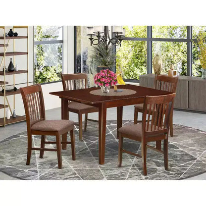 Ensemble de salle à manger médiéval - Petite table et chaises - Meubles de salle à manger en bois massif